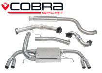 Opel Astra J VXR 12- Turboback-sportavgassystem (Med Sportkatalysator & Ljuddämpare) Cobra Sport